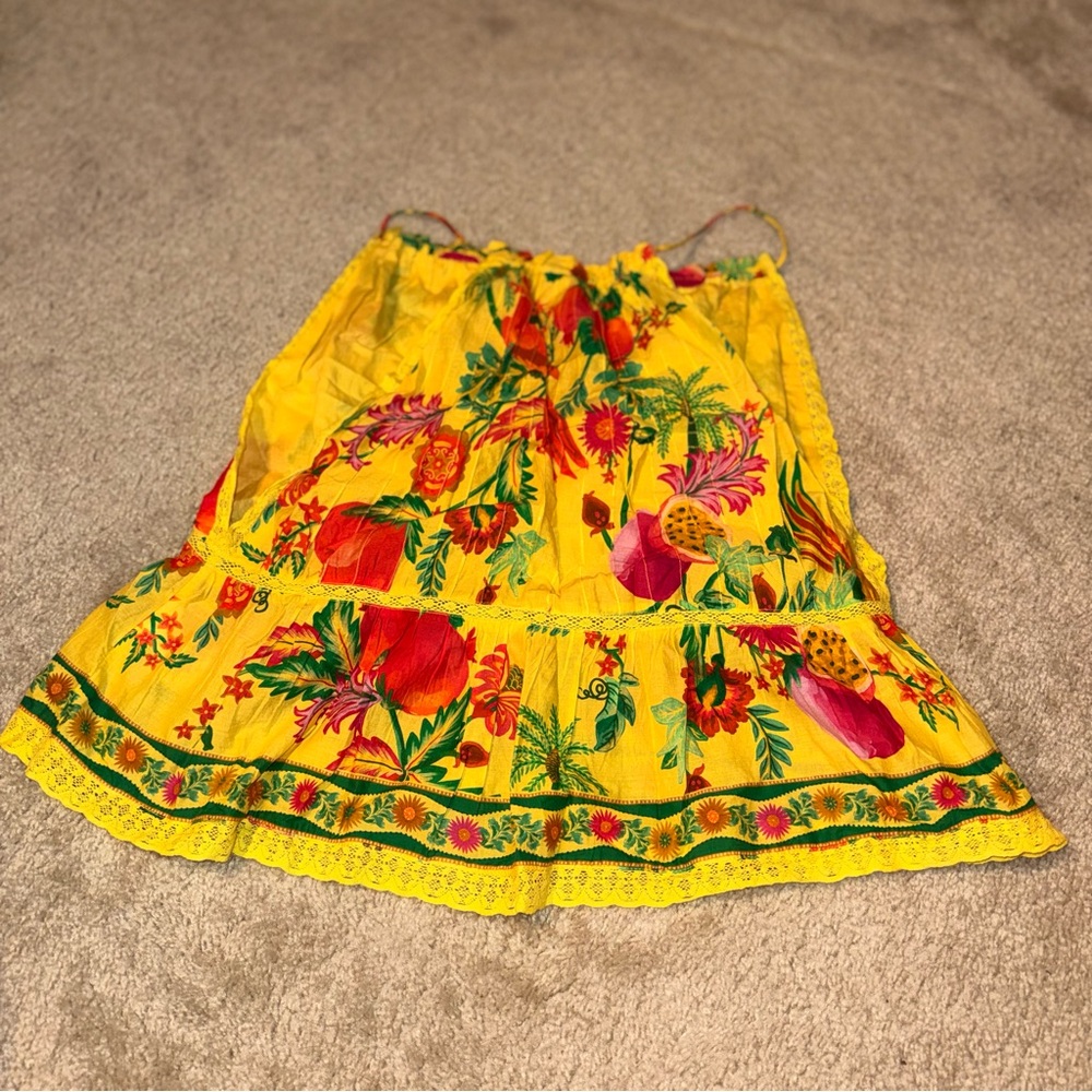 FARM Rio Yellow Floral Tank Top - Picture 5 of 5